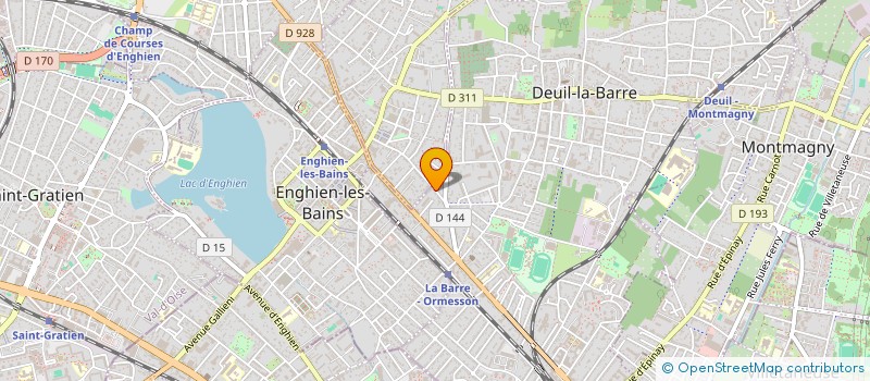 localisation de l'entreprise FONCIERE DE LA TOURELLE  DEUIL-LA-BARRE