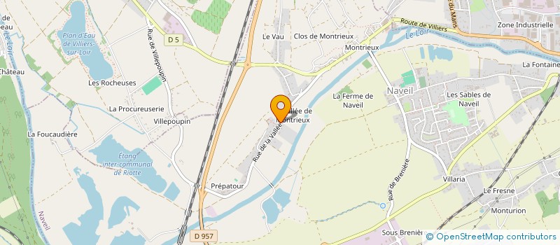 localisation de l'entreprise FONCIERE DE LA VALLEE DU LOIR  NAVEIL