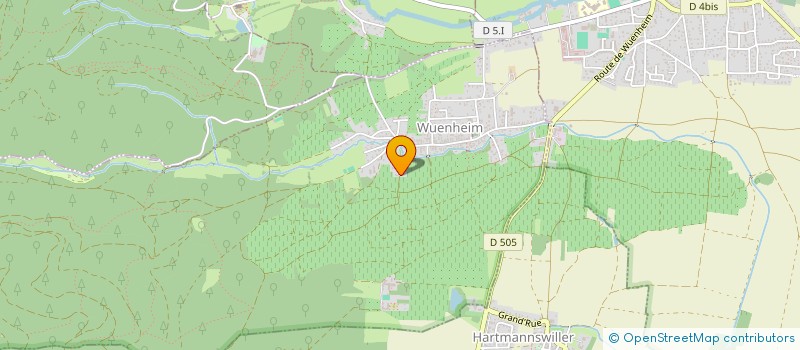 localisation de l'entreprise FONCIERE DE LA VALLEE NOBLE  WUENHEIM