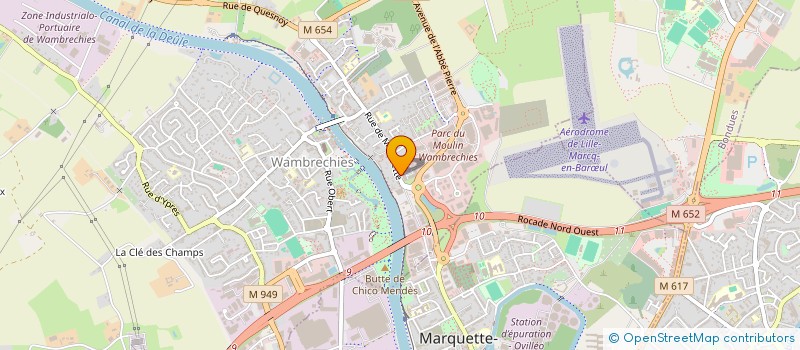 localisation de l'entreprise FONCIERE DE LESQUIN à WAMBRECHIES