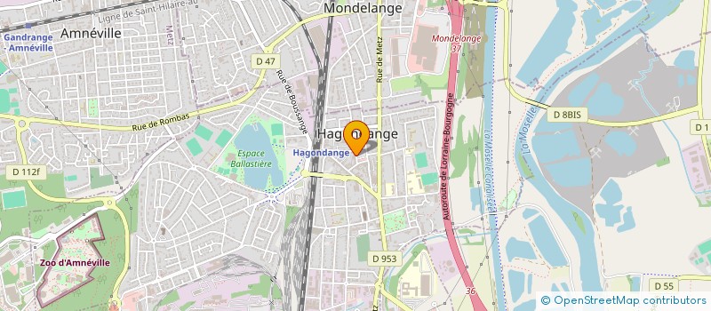 localisation de l'entreprise FONCIERE DE LORRAINE à HAGONDANGE
