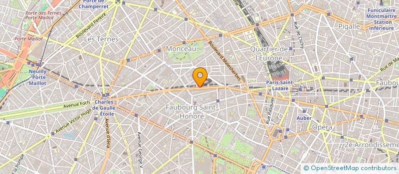 localisation de l'entreprise FONCIERE DE PESSAC II  PARIS