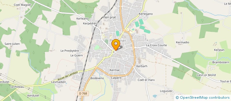 localisation de l'entreprise FONCIERE DE PLUVIGNER  PLUVIGNER