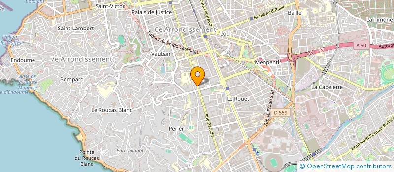 localisation de l'entreprise FONCIERE DE PROVENCE à MARSEILLE