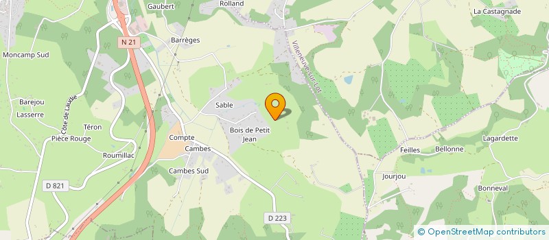 localisation de l'entreprise FONCIERE DE SALABERT  PUJOLS