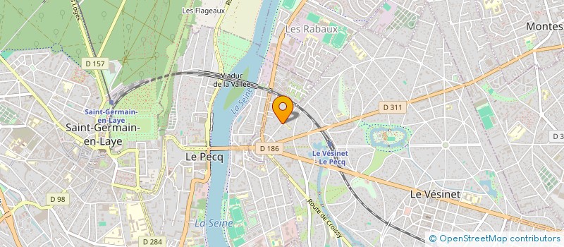 localisation de l'entreprise FONCIERE DE SANTEN  LE VESINET