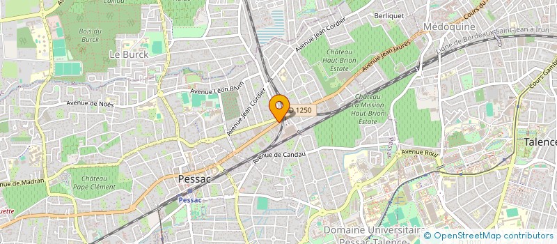 localisation de l'entreprise FONCIERE DE TREMAUDAN-MACPH à PESSAC