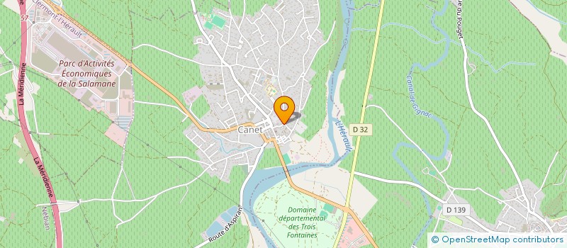 localisation de l'entreprise FONCIERE DE VISSOU  CANET