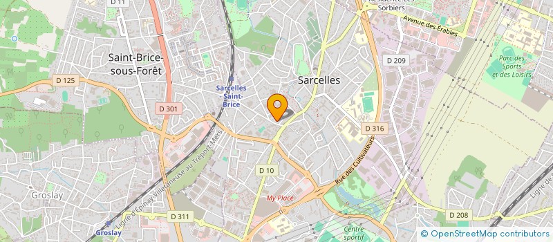 localisation de l'entreprise FONCIERE DE WAGRAM à SARCELLES