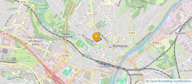 localisation de l'entreprise FONCIERE DEBOUCLON  PONTOISE