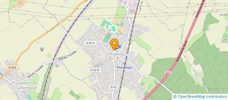localisation de l'entreprise FONCIERE DEBUF  PHALEMPIN