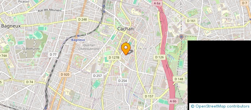 localisation de l'entreprise FONCIERE DEPOORTERE NGUYEN  CACHAN