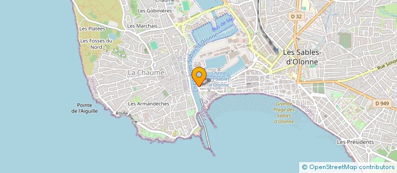 localisation de l'entreprise FONCIERE DES ATLANTES à LES SABLES-D'OLONNE
