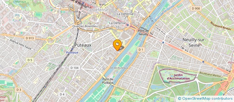 localisation de l'entreprise FONCIERE DES BATIGNOLLES à PUTEAUX
