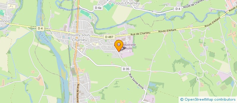 localisation de l'entreprise FONCIERE DES BELUZES  POUILLY-SOUS-CHARLIEU