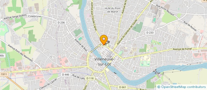 localisation de l'entreprise FONCIERE DES CHARTRONS  PUJOLS