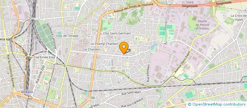 localisation de l'entreprise FONCIERE DES DEUX LIONS à ORLEANS