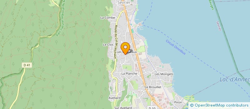 localisation de l'entreprise FONCIERE DES OLIVIERS  SEVRIER