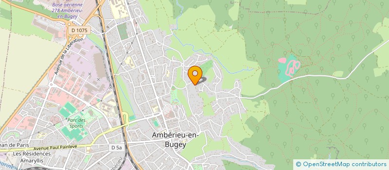 localisation de l'entreprise FONCIERE DES PENTES  AMBERIEU-EN-BUGEY