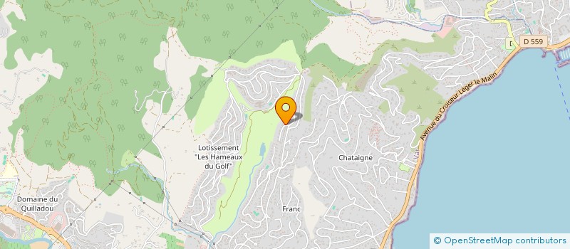 localisation de l'entreprise FONCIERE DES PINEDES à SAINTE-MAXIME