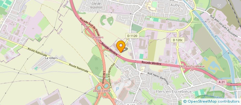 localisation de l'entreprise FONCIERE DES RANGEARDIERES  FLERS-EN-ESCREBIEUX