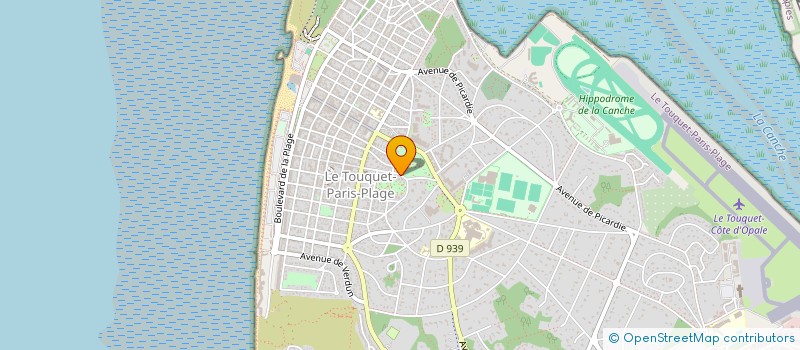 localisation de l'entreprise FONCIERE DEVELOPPEMENT RESTAURANTS - FDR  LE TOUQUET-PARIS-PLAGE