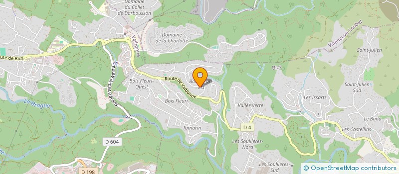 localisation de l'entreprise FONCIERE DIAL  BIOT