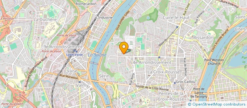 localisation de l'entreprise FONCIERE DILIGUL LUESMA FONCIERE D.L.  LYON