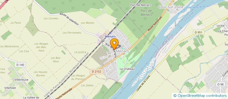 localisation de l'entreprise FONCIERE DM CHARONNE  MENARS