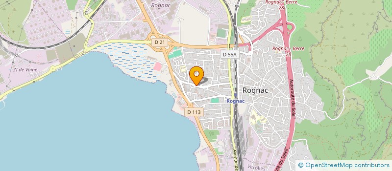 localisation de l'entreprise FONCIERE DNAN à ROGNAC