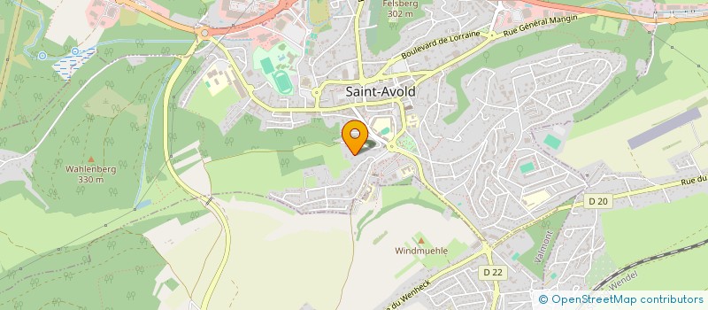 localisation de l'entreprise FONCIERE DR2  SAINT-AVOLD