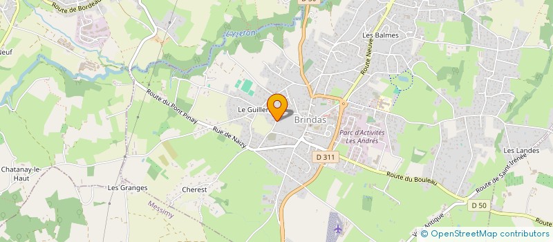 localisation de l'entreprise FONCIERE DT  BRINDAS