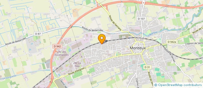 localisation de l'entreprise FONCIERE DU CENTRE D'AFFAIRES  CARPENTRAS