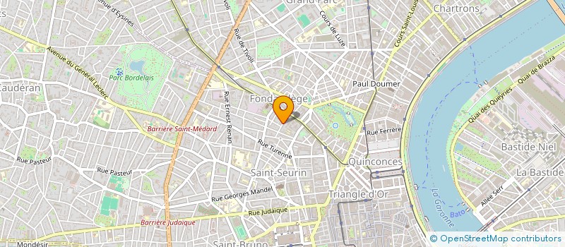 localisation de l'entreprise FONCIERE DU CLOITRE  BORDEAUX