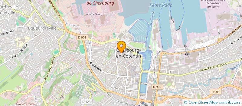 localisation de l'entreprise FONCIERE DU COTENTIN à CHERBOURG-EN-COTENTIN