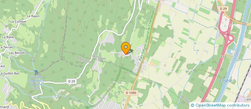 localisation de l'entreprise FONCIERE DU GRESIVAUDAN  LE TOUVET