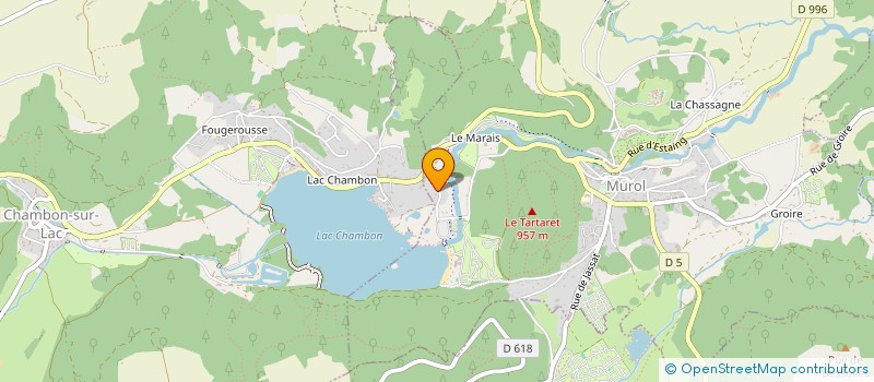 localisation de l'entreprise FONCIERE DU LAC  MUROL