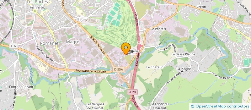 localisation de l'entreprise FONCIERE DU LIMOUSIN à LIMOGES