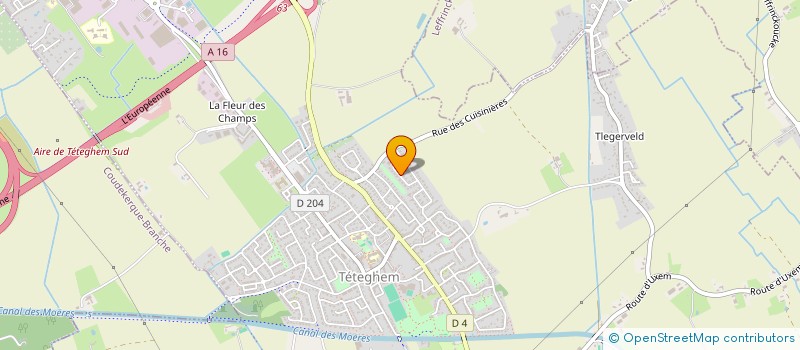 localisation de l'entreprise FONCIERE DU LITTORAL  TETEGHEM-COUDEKERQUE-VILLAGE