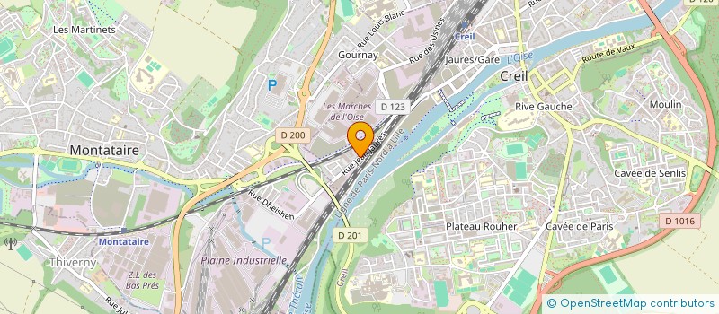 localisation de l'entreprise FONCIERE DU MAROC  CREIL