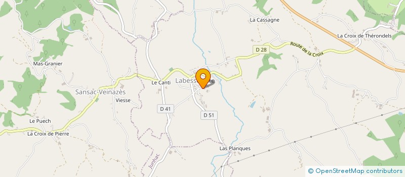 localisation de l'entreprise FONCIERE DU MARTROU à LABESSERETTE