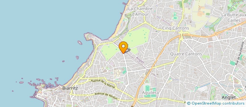 localisation de l'entreprise FONCIERE DU PALAIS à BIARRITZ