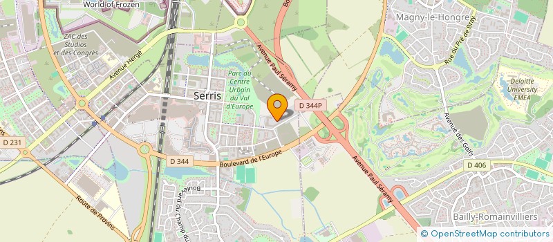 localisation de l'entreprise FONCIERE DU RHONE I  SERRIS