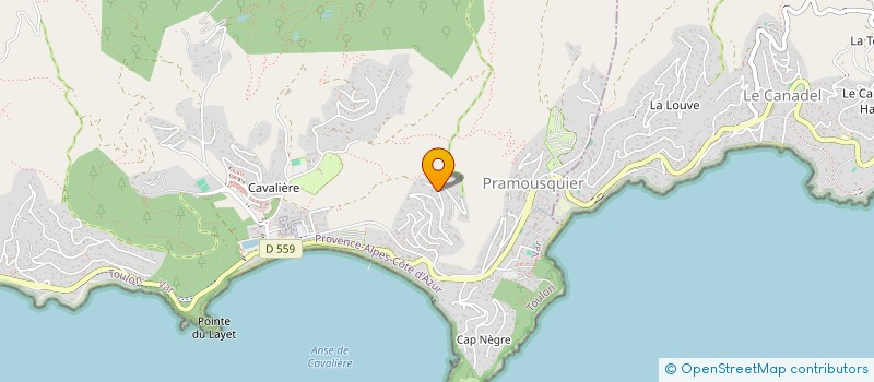 localisation de l'entreprise FONCIERE DU SOLEIL à LE LAVANDOU