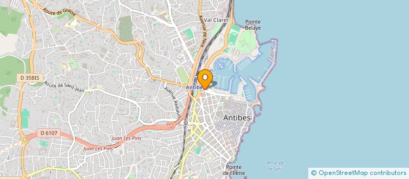 localisation de l'entreprise FONCIERE DU SUD à ANTIBES
