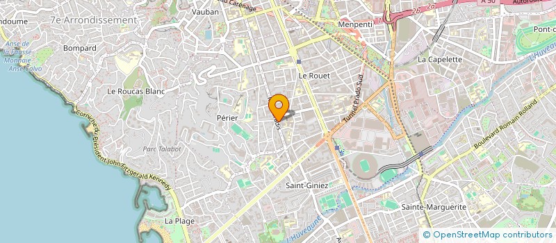 localisation de l'entreprise FONCIERE DU SUD à MARSEILLE