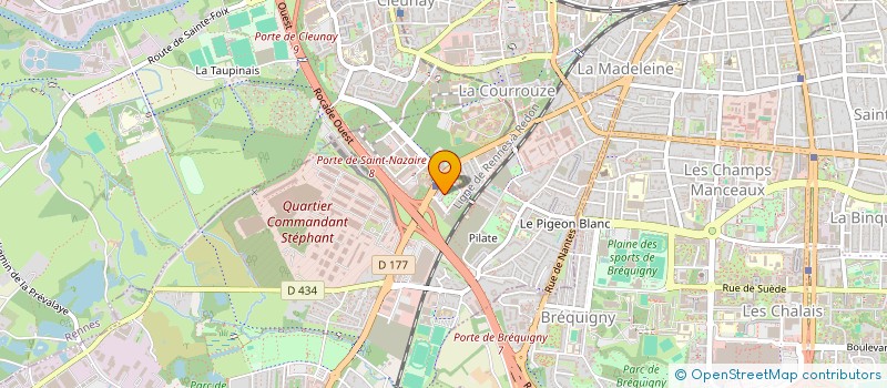 localisation de l'entreprise FONCIERE DU TREGOR  ST JACQUES DE LA LANDE