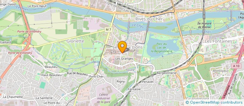 localisation de l'entreprise FONCIERE DU VAL DE LOIRE  TOURS
