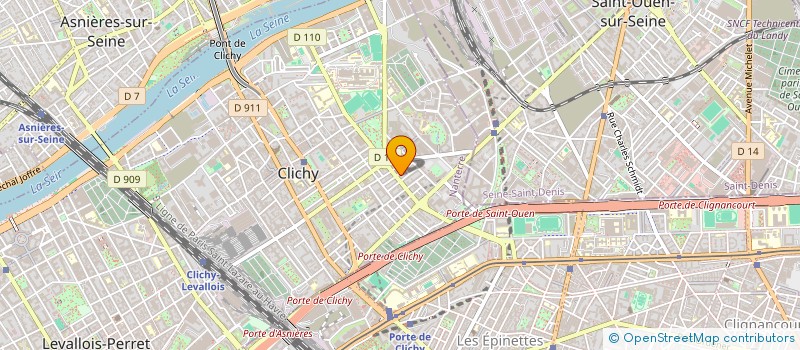 localisation de l'entreprise FONCIERE DU XII à CLICHY