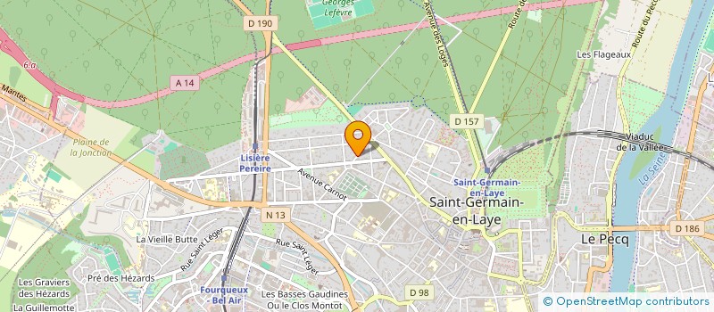 localisation de l'entreprise FONCIERE DUNAND LASSAILLY  SAINT-GERMAIN-EN-LAYE